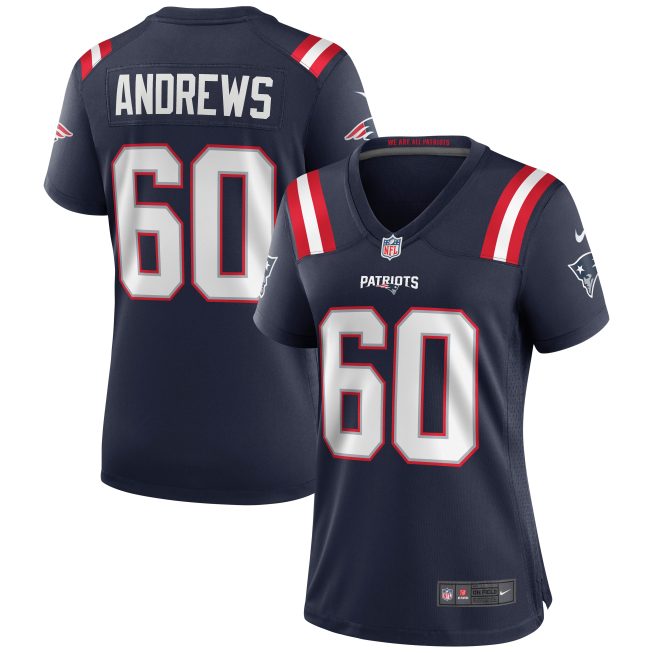 David Andrews New England Patriots Women's Game Jersey - Navy