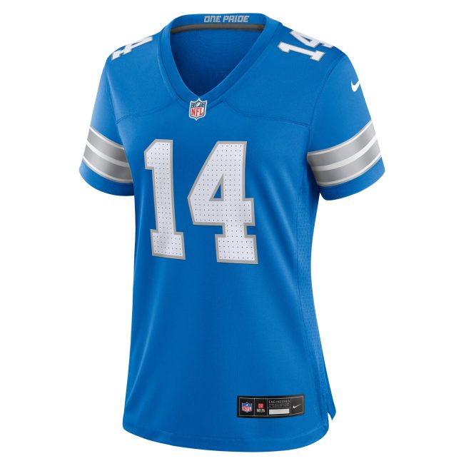 Amon-Ra St. Brown Detroit Lions Women's Team Game Jersey - Blue - Image 2