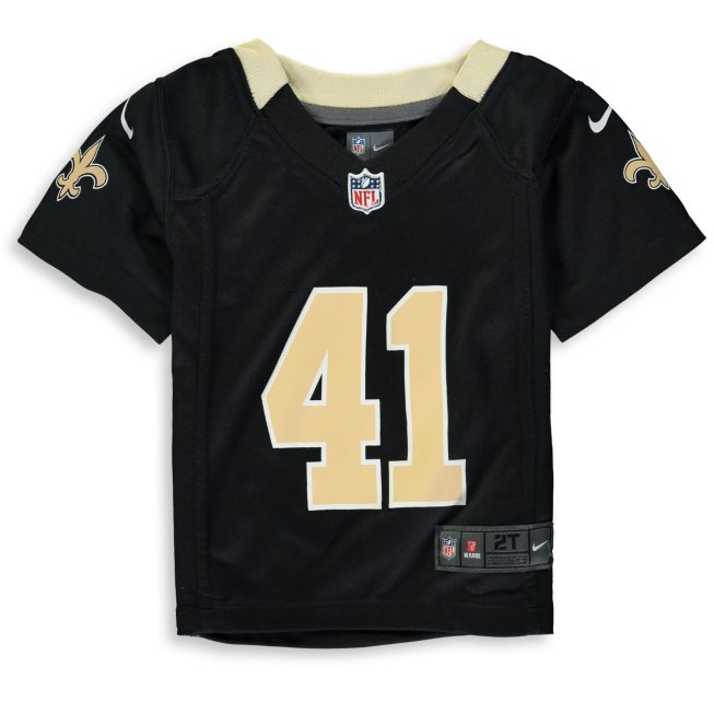 Alvin Kamara New Orleans Saints Toddler Game Jersey - Black - Image 2
