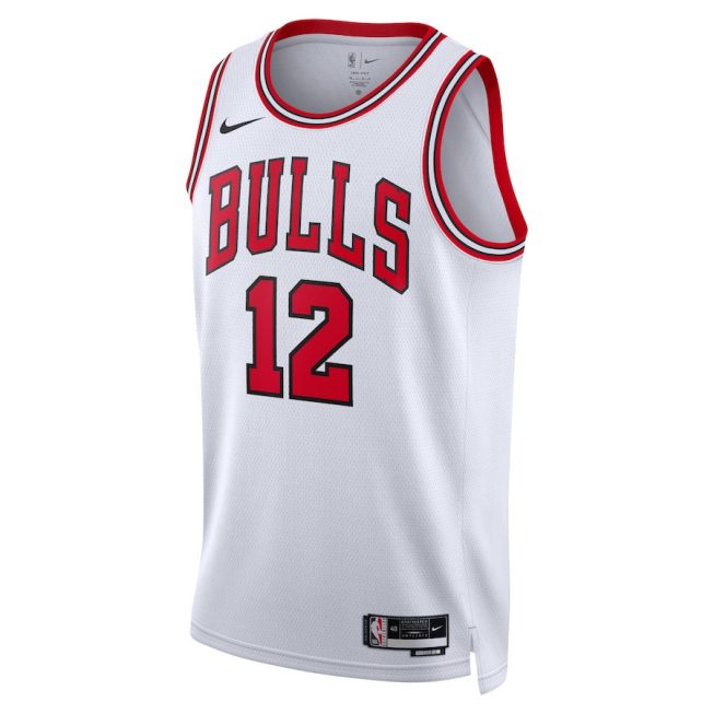 Ayo Dosunmu 12 Chicago Bulls Unisex Swingman Jersey - Association Edition - White - Image 2