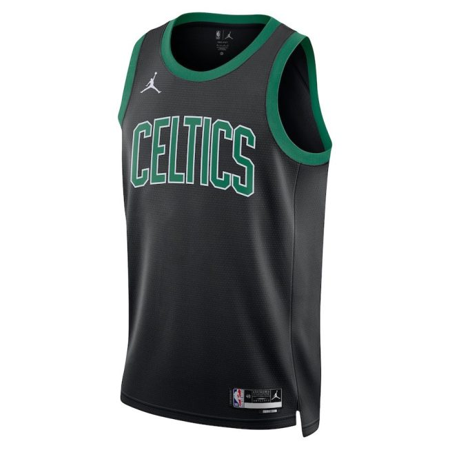 Boston Celtics 2024 FINALS CHAMPIONS Swingman Jersey - Statement Edition - Black - Image 2