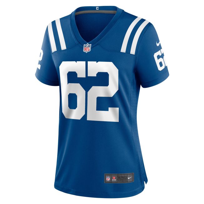 Wesley French Indianapolis Colts Women's Game Player Jersey - Royal - Image 2