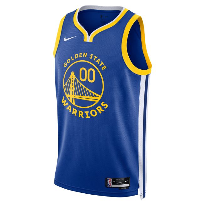Jonathan Kuminga Golden State Warriors Unisex Swingman Badge Player Jersey - Icon Edition - Royal - Image 2