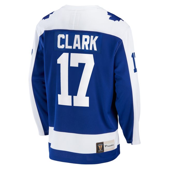 Wendel Clark Toronto Maple Leafs Fanatics Breakaway Retired Player Jersey - Blue - Image 3