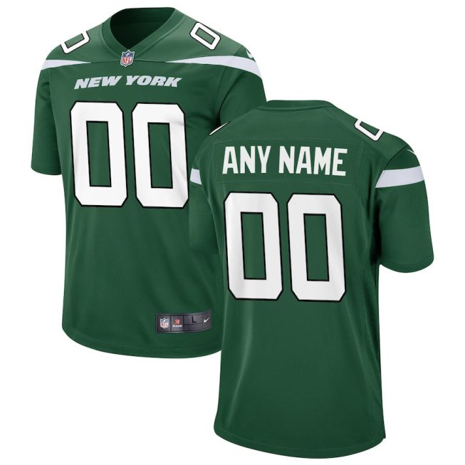New York Jets YOUTH Custom Game Jersey - Gotham Green