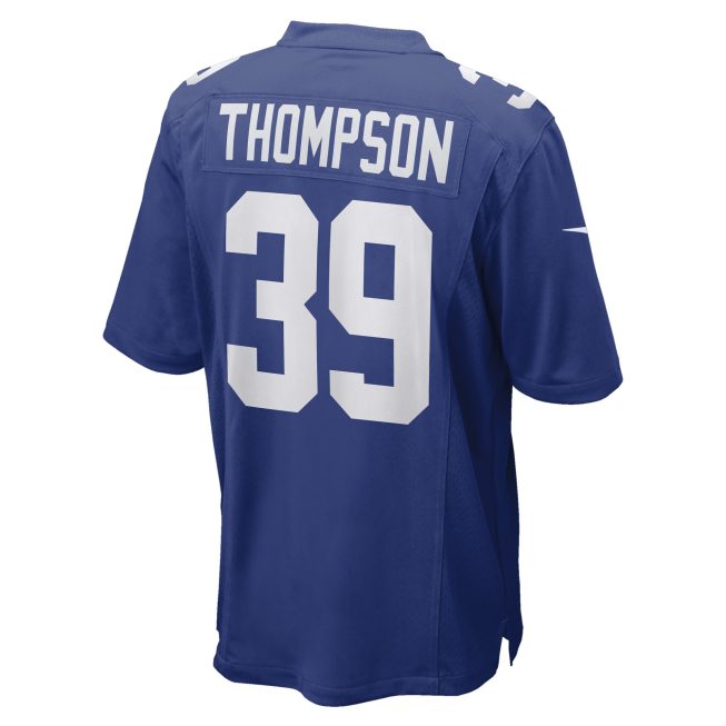 Trenton Thompson New York Giants Game Player Jersey - Royal - Image 3