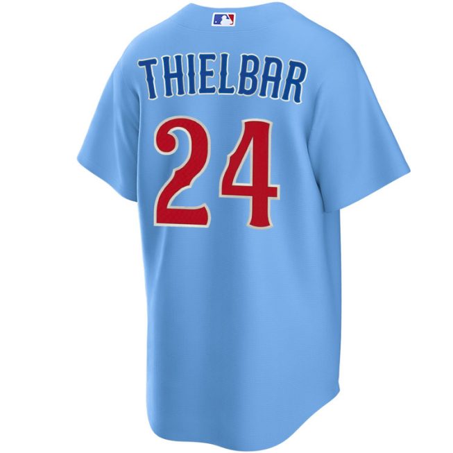 Caleb Thielbar Chicago Cubs Blues Alternate Jersey - Image 2
