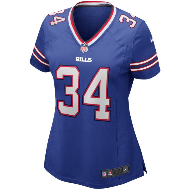 Thurman Thomas Buffalo Bills Women's Game Retired Player Jersey - Royal - Image 2