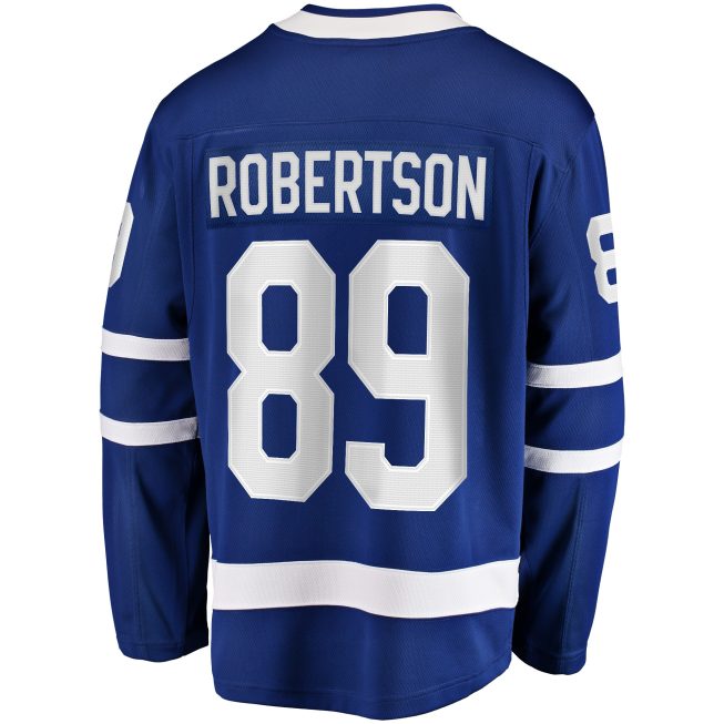 Nicholas Robertson Toronto Maple Leafs Fanatics Home Premier Breakaway Player Jersey - Blue - Image 3