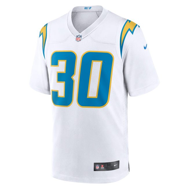 Austin Ekeler Los Angeles Chargers Game Jersey - White - Image 2