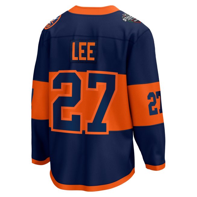 Anders Lee New York Islanders Fanatics 2024 Stadium Series Breakaway Player Jersey - Navy - Image 3