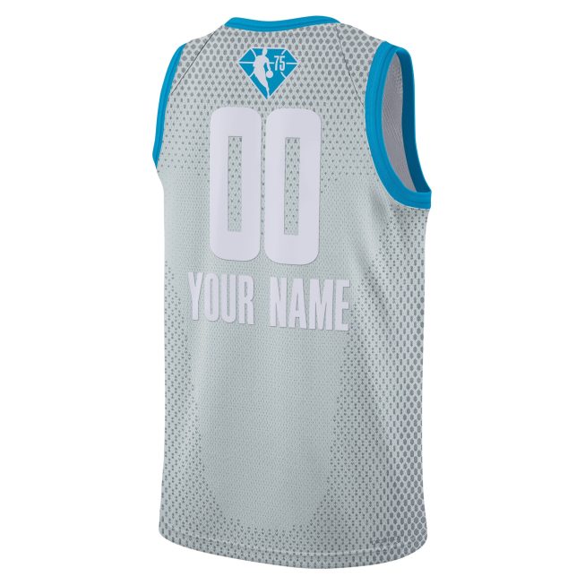 2022 All-Star Game Swingman Custom Jersey - Gray - Image 3