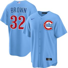 Ben Brown Chicago Cubs Blues Alternate Jersey