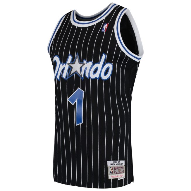 Tracy McGrady Orlando Magic Mitchell & Ness Hardwood Classics Swingman Jersey - Black - Image 2