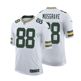 Luke Musgrave 88 Green Bay Packers Men Away Limited Jersey - White