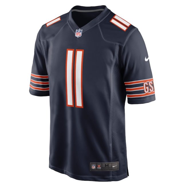 Darnell Mooney 11 Chicago Bears Men Game Jersey - Navy - Image 2