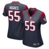 Jerry Hughes Houston Texans Women's Game Player Jersey - Navy