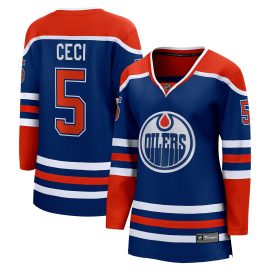 Cody Ceci Edmonton Oilers Fanatics Women's Home Breakaway Player Jersey - Royal
