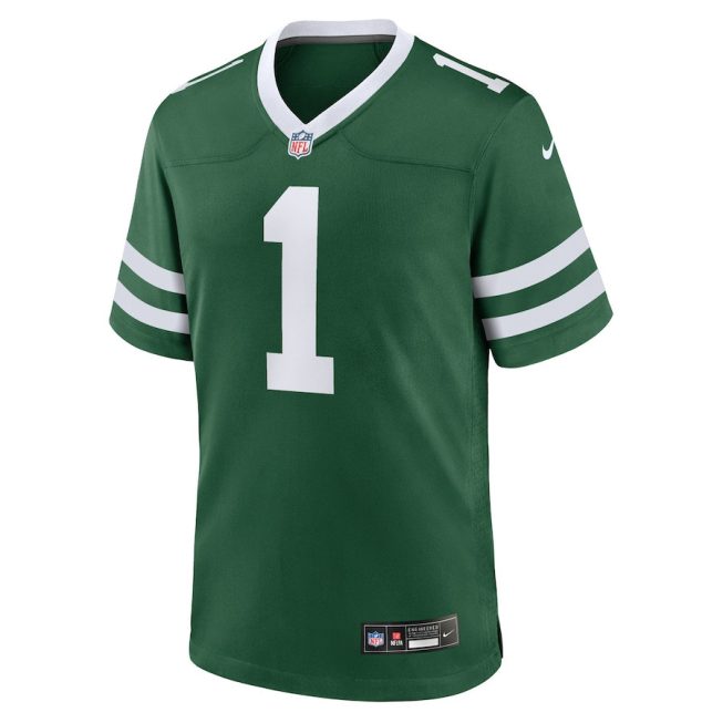 Ahmad Sauce Gardner 1 New York Jets Game Men Jersey - Legacy Green - Image 2
