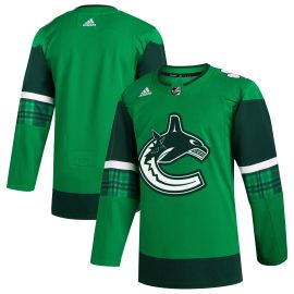 Vancouver Canucks 2023 St. Patrick's Day Primegreen Authentic Jersey - Kelly Green