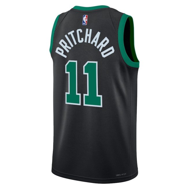 Payton Pritchard 11 Boston Celtics Unisex Swingman Jersey - Statement Edition - Black - Image 3