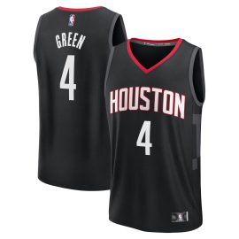 Jalen Green Houston Rockets Fanatics Youth Fast Break Replica Player Jersey - Statement Edition - Black