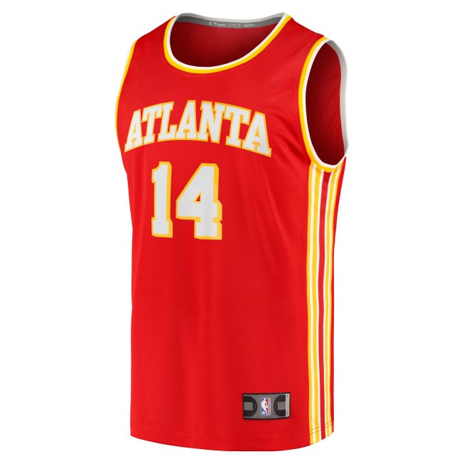 AJ Griffin Atlanta Hawks Fanatics Fast Break Replica Player Jersey - Icon Edition - Red - Image 2
