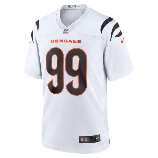 Myles Murphy Cincinnati Bengals Team Game Jersey - White - Image 2