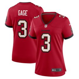 Russell Gage 3 Tampa Bay Buccaneers Women Game Jersey - Red
