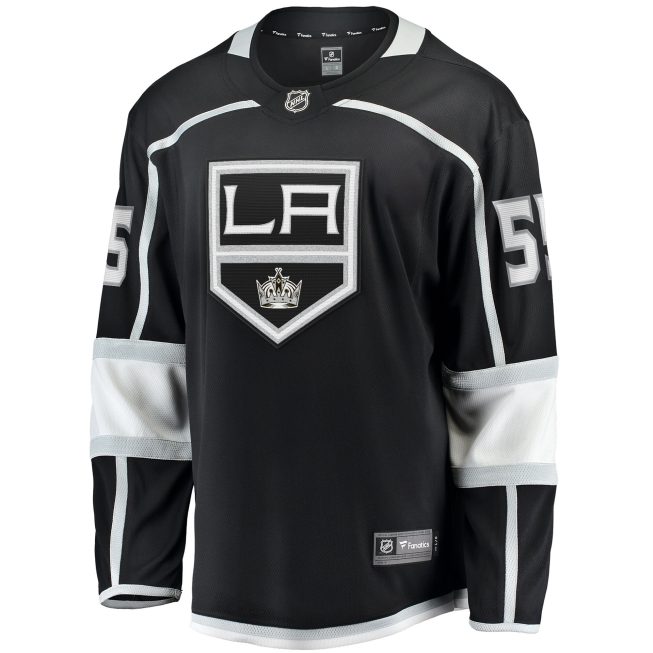 Quinton Byfield Los Angeles Kings Fanatics Home Team Breakaway Player Jersey - Black - Image 2