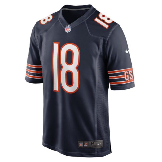 Caleb Williams Chicago Bears 2024 First Round Pick Player Game Jersey - Navy - Image 2