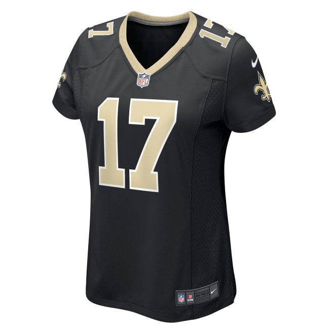 A.T. Perry New Orleans Saints Women's Team Game Jersey - Black - Image 2