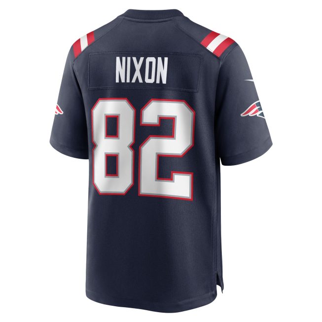 Tre Nixon New England Patriots Player Game Jersey - Navy - Image 3