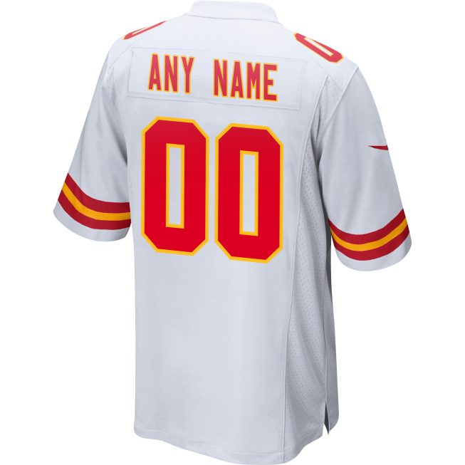 Kansas City Chiefs Super Bowl LVIII Champions Under The Lights Game Custom Men Jersey - White - Image 3