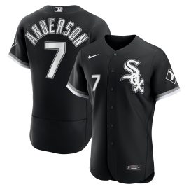 Tim Anderson Chicago White Sox Alternate Authentic Player Jersey - Black
