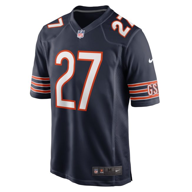 Greg Stroman Chicago Bears Team Game Jersey - Navy - Image 2