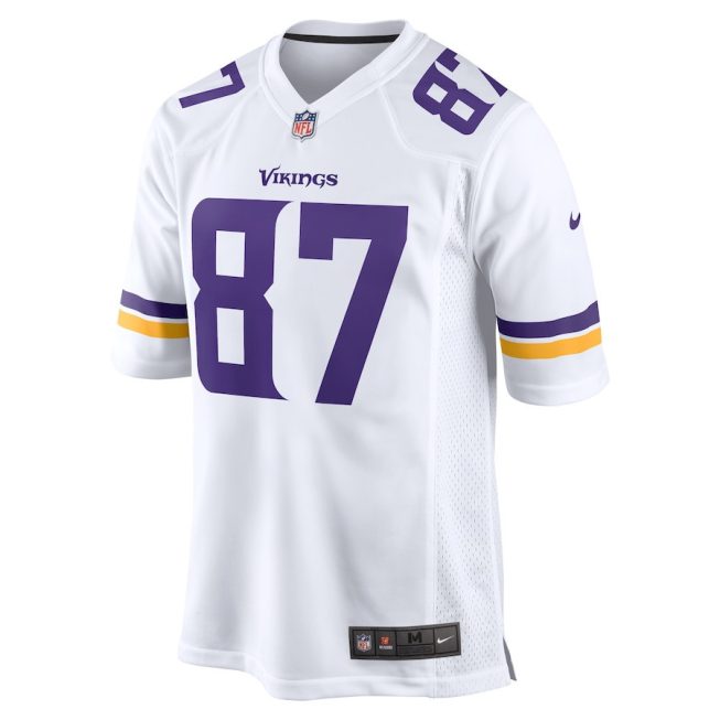 T.J. Hockenson 87 Minnesota Vikings Men Game Jersey - White - Image 2