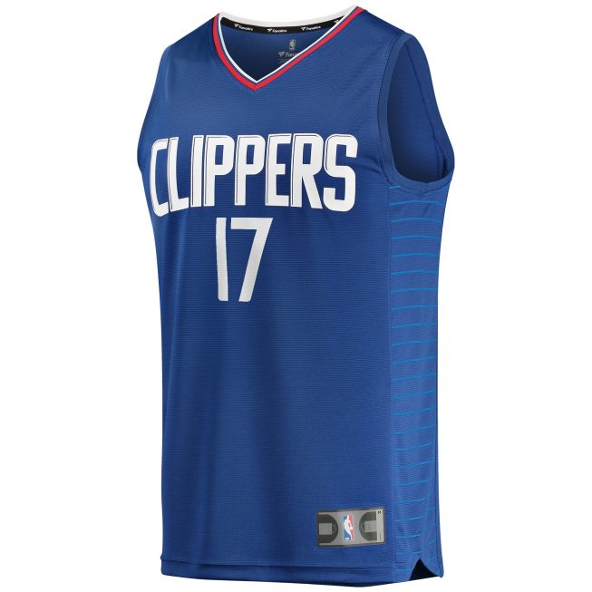 PJ Tucker LA Clippers Fanatics Youth Fast Break Player Jersey - Icon Edition - Royal - Image 2