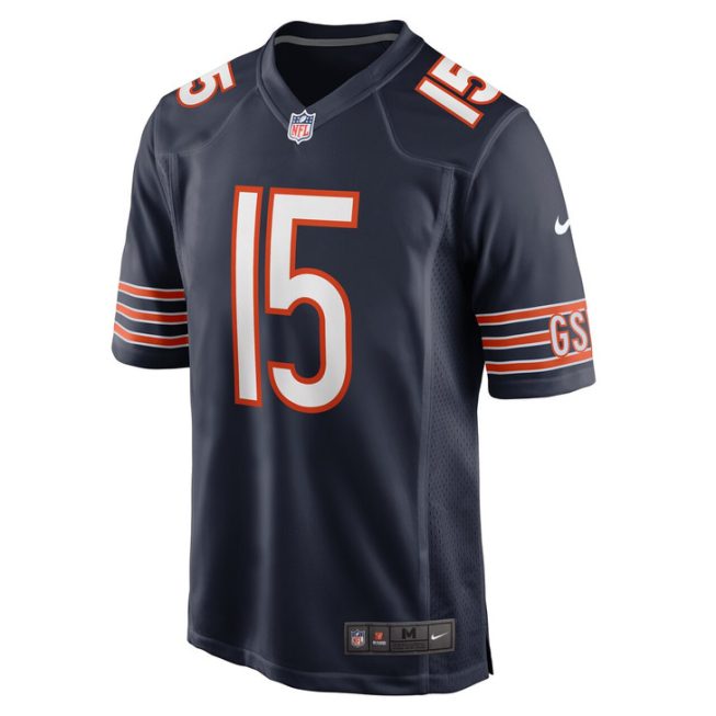 Rome Odunze Chicago Bears 2024 First Round Pick Player Game Jersey - Navy - Image 2