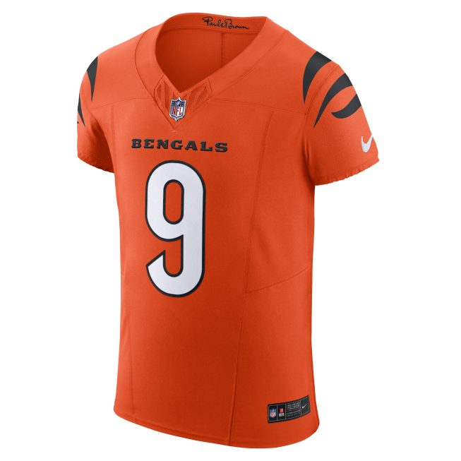 Joe Burrow Cincinnati Bengals Vapor F.U.S.E. Elite Jersey - Orange - Image 2