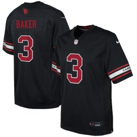 Budda Baker 3 Arizona Cardinals YOUTH GameJersey - Black