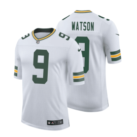Christian Watson 9 Green Bay Packers Men Away Limited Jersey - White