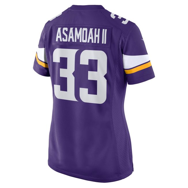 Brian Asamoah Minnesota Vikings Women's Player Game Jersey - Purple - Image 3