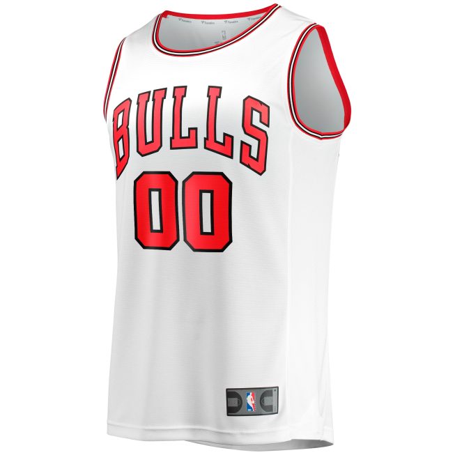 Chicago Bulls Fanatics Fast Break Custom Replica Jersey - Association Edition - White - Image 2