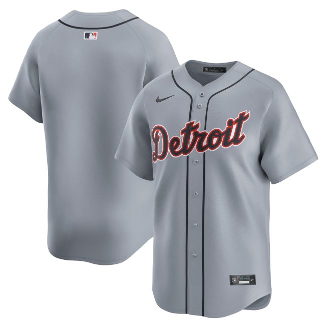 Detroit Tigers Road Limited Jersey - Gray