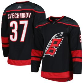 Andrei Svechnikov Carolina Hurricanes Home Primegreen Authentic Player Jersey - Black