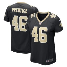 Adam Prentice New Orleans Saints Women's Game Player Jersey - Black