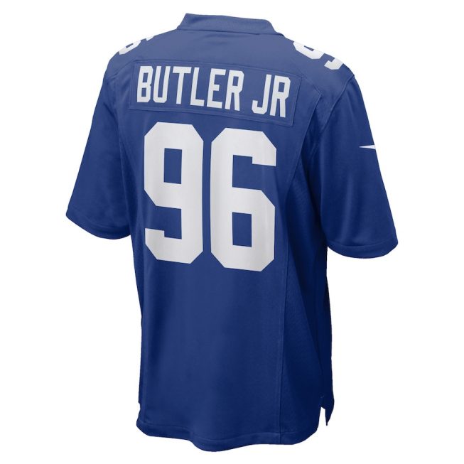 Vernon Butler Jr. 96 New York Giants Men Team Game Jersey - Royal - Image 3