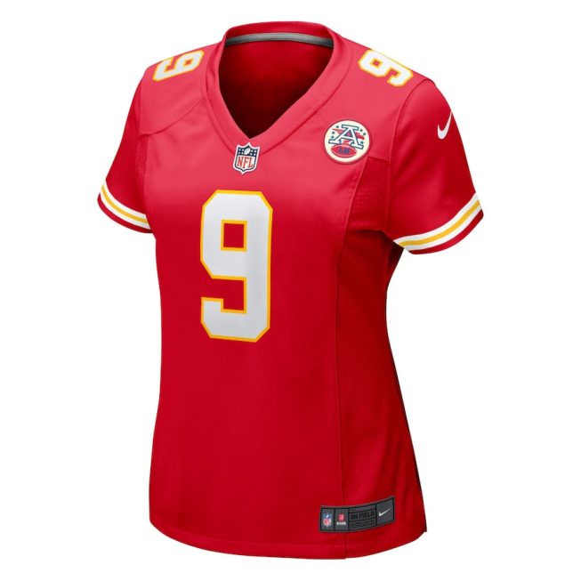 Blaine Gabbert 9 Kansas City Chiefs Women Game Jersey - Red - Image 2