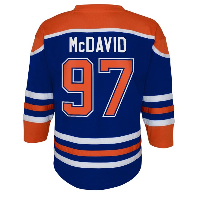 Connor McDavid Edmonton Oilers Toddler Home Replica Player Jersey - Royal - Image 3